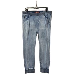 Denim Jeggings - Pale Blue - Size XL